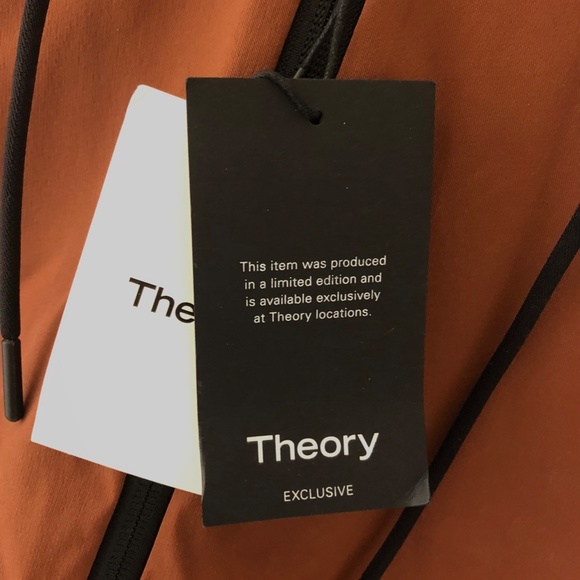 THEORY LIMITED ED. ZIP UP HOODIE SIZE LG. NWT $565.00 - Picture 6 of 7
